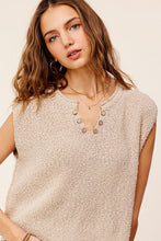 Load image into Gallery viewer, Slouchy Cropped Extended Sleeve Sweater Top