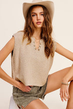 Load image into Gallery viewer, Slouchy Cropped Extended Sleeve Sweater Top