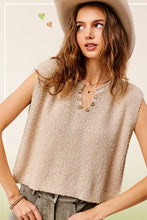 Load image into Gallery viewer, Slouchy Cropped Extended Sleeve Sweater Top