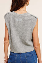 Load image into Gallery viewer, Slouchy Cropped Extended Sleeve Sweater Top