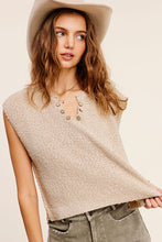Load image into Gallery viewer, Slouchy Cropped Extended Sleeve Sweater Top
