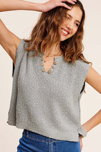 Load image into Gallery viewer, Slouchy Cropped Extended Sleeve Sweater Top