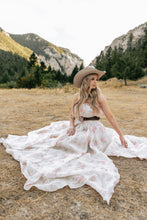 Load image into Gallery viewer, Hallie Soft Pink Floral Gown Rental