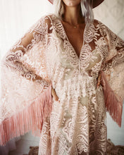 Load image into Gallery viewer, Mesmerized By Love Crochet Dress Rental