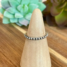 Load image into Gallery viewer, Beautiful Handmade 2mm Sterling Silver Adjustable Ring