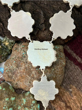 Load image into Gallery viewer, Handmade Sterling Silver Palomino with Golden Hills Turquoise Necklace Signed