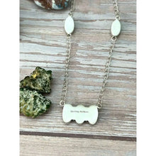 Load image into Gallery viewer, Handmade Sterling Silver Kingman Turquoise Necklace with Signed