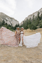 Load image into Gallery viewer, Hallie Soft Pink Floral Gown Rental