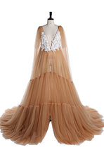 Load image into Gallery viewer, Kimia Floral Tulle Gown Rental