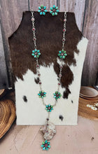 Load image into Gallery viewer, Handmade Sterling Silver Emerald Valley Turquoise Necklace Signed