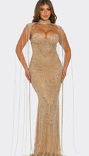 Load image into Gallery viewer, Hattie Rhinestone Embellished Mermaid Maxi Dress