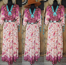 Load image into Gallery viewer, Fly me Away Kimono Style Maxi