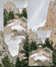 Load image into Gallery viewer, Layla Embroidered Floral Tulle Gown Rental