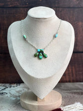 Load image into Gallery viewer, HANDMADE STERLING SILVER SONORAN MOUNTAIN TURQUOISE NECKLACE "SIGNED
