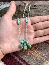 Load image into Gallery viewer, HANDMADE STERLING SILVER SONORAN MOUNTAIN TURQUOISE NECKLACE "SIGNED
