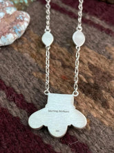 Load image into Gallery viewer, HANDMADE STERLING SILVER SONORAN MOUNTAIN TURQUOISE NECKLACE "SIGNED