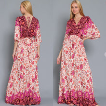 Load image into Gallery viewer, Fly me Away Kimono Style Maxi