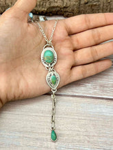 Load image into Gallery viewer, HANDMADE STERLING SILVER OLD STOCK ROYSTON TURQUOISE NECKLACE WITH SIGNED