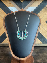 Load image into Gallery viewer, HANDMADE STERLING SILVER MULTI STONE BUCKLE NECKLACE SIGNED