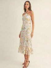 Load image into Gallery viewer, Wildflower Whimsy Lace Midi Dress