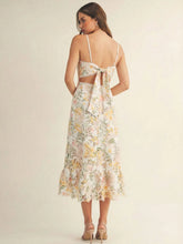 Load image into Gallery viewer, Wildflower Whimsy Lace Midi Dress