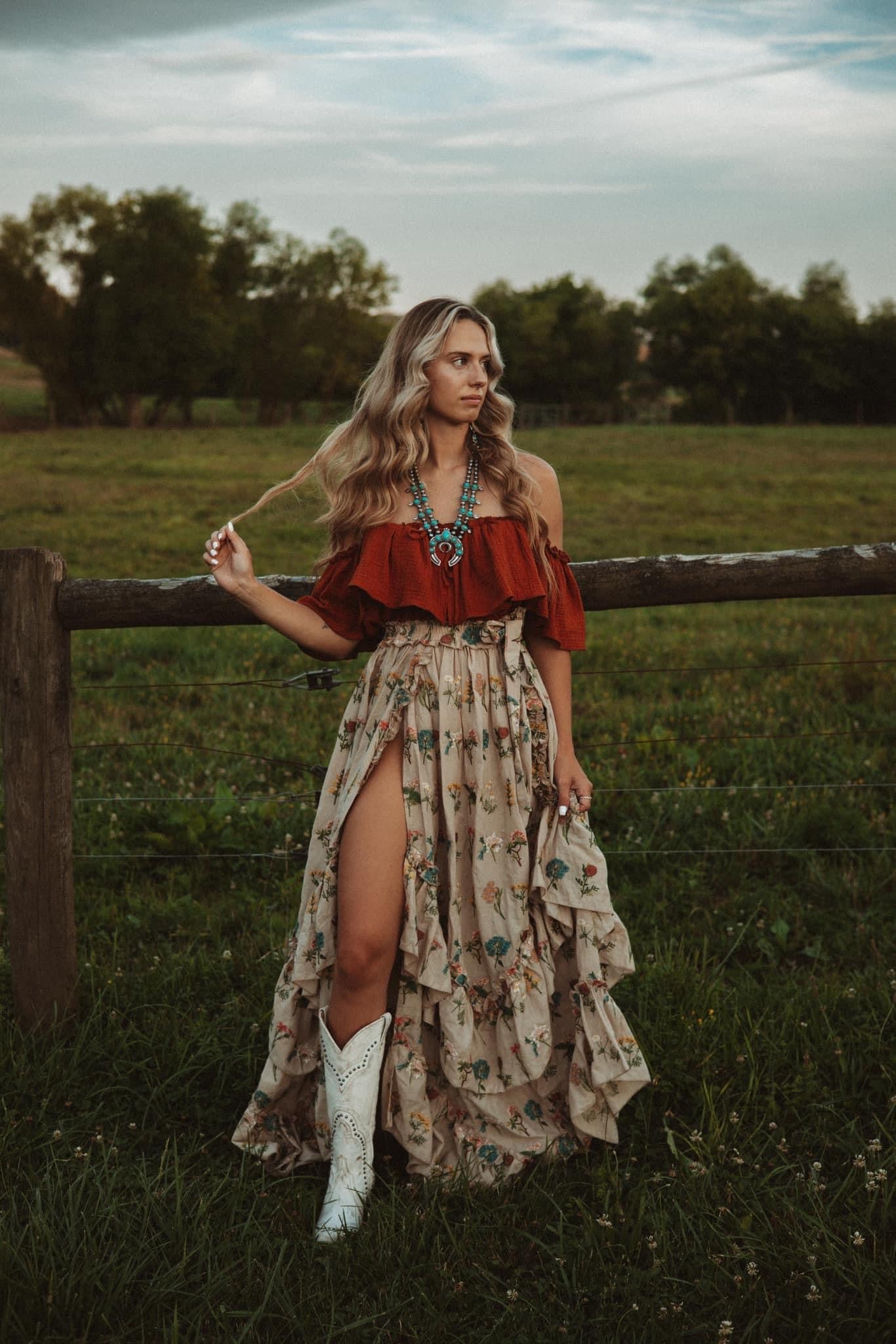 Wild And Free Skirt And Top Gown Rental – Roaminggrace