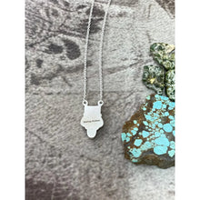 Load image into Gallery viewer, Handmade Sterling Silver Kingman Turquoise Necklace with Signed