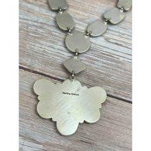 Load image into Gallery viewer, Handmade Sterling Silver Number 8 Turquoise Necklace with Signed