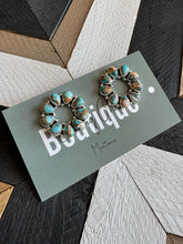 Load image into Gallery viewer, Handmade Spice & Sterling Silver Earrings More Blue