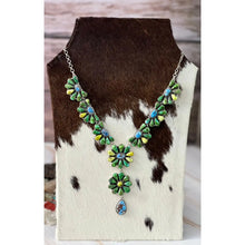 Load image into Gallery viewer, Handmade Sterling Silver Palomino with Golden Hills and Sonoran Mountain Turquoise Necklace Signed