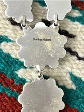 Load image into Gallery viewer, Handmade Sterling Silver Palomino with Golden Hills and Sonoran Mountain Turquoise Necklace Signed