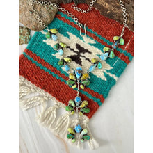 Load image into Gallery viewer, Handmade Sterling Silver Palomino with Golden Hills and Sonoran Mountain Turquoise Necklace "Signed