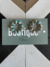 Load image into Gallery viewer, Handmade Spice & Sterling Silver Earrings More Blue