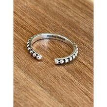 Load image into Gallery viewer, Beautiful Handmade 2mm Sterling Silver Adjustable Ring