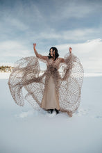 Load image into Gallery viewer, Dorthy Polka Dot Nude Dress Rental