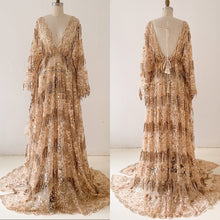 Load image into Gallery viewer, Black Gatsby All Over Sequin Dress Rental