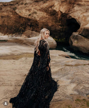 Load image into Gallery viewer, Black Gatsby All Over Sequin Dress Rental