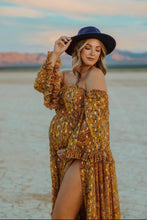 Load image into Gallery viewer, Cora Off The Shoulder Bell Sleeve Dress Rental