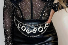 Load image into Gallery viewer, Rhinestone Chain Belts - Made to order ships two weeks from order date