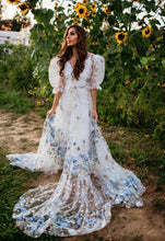Load image into Gallery viewer, Livia Blue-tiful Floral Dress Rental