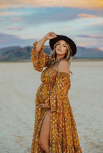 Load image into Gallery viewer, Cora Off The Shoulder Bell Sleeve Dress Rental