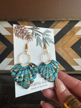 Load image into Gallery viewer, Turquoise Statement Earrings
