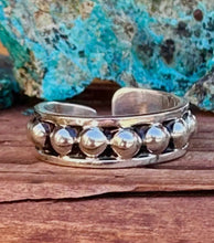 Load image into Gallery viewer, Handmade Sterling Silver 4mm Rocker Stacker Band￼
