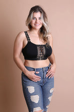 Load image into Gallery viewer, Boho Eye Lace Applique Bralette Plus Size
