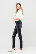 Load image into Gallery viewer, High Rise Distressed Button Fly Ankle Skinny
