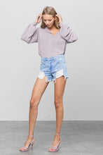 Load image into Gallery viewer, HIGH WAIST DISTRESSED SHORTS
