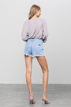 Load image into Gallery viewer, HIGH WAIST DISTRESSED SHORTS
