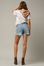 Load image into Gallery viewer, CROSSOVER DENIM MOM SHORTS
