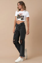 Load image into Gallery viewer, FLIPPED WAIST STRAIGHT JEANS
