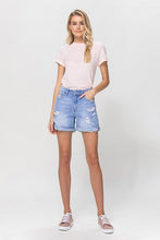 Load image into Gallery viewer, Distressed Boyfriend Shorts W/Cuffs
